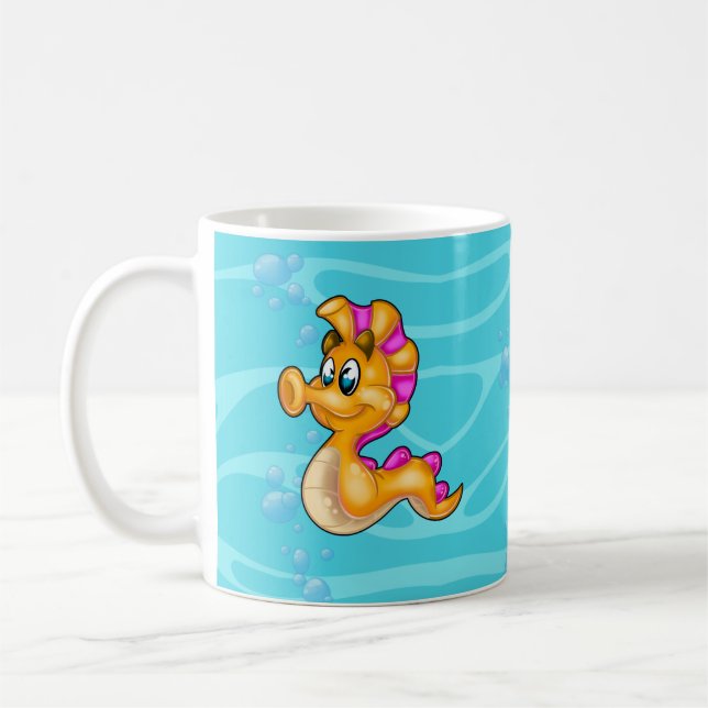 FriendFish cartoon fish  Coffee Mug (Left)