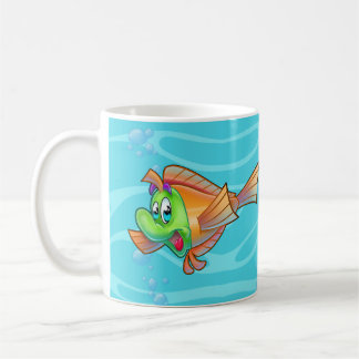 FriendFish cartoon fish  Coffee Mug
