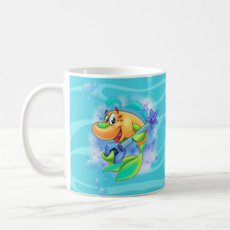 FriendFish cartoon fish  Coffee Mug