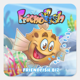 FriendFish cartoon fish stickers 