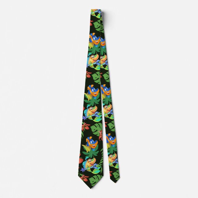 FriendFish cartoon fish tie (Front)