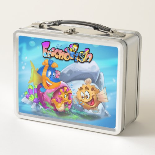 FriendFish cartoon lunchbox