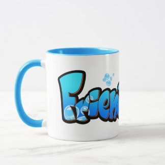 FriendFish cartoon mug 