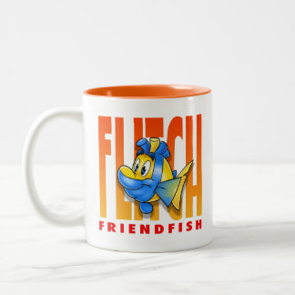FriendFish cartoon mug Flitch
