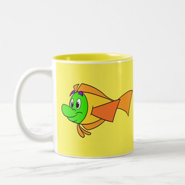 FriendFish cartoon mug Mel (Left)
