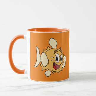 FriendFish cartoon mug Puff