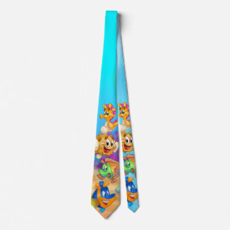FriendFish cartoon Tie