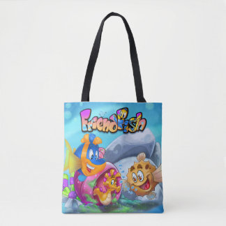 FriendFish cartoon  Tote Bag