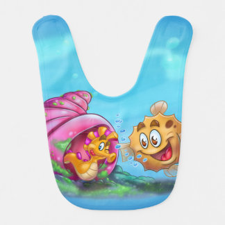 FriendFish cute cartoon baby fish Bib