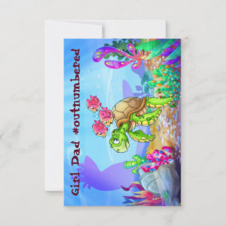 FriendFish cute cartoon fish Father's Day Card