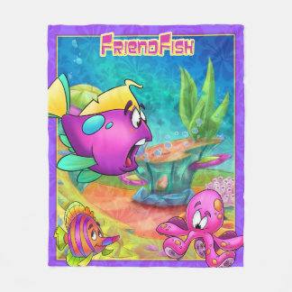 FriendFish Fleece blanket