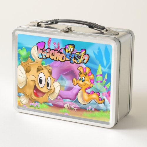 FriendFish Lunchbox cartoon fish 