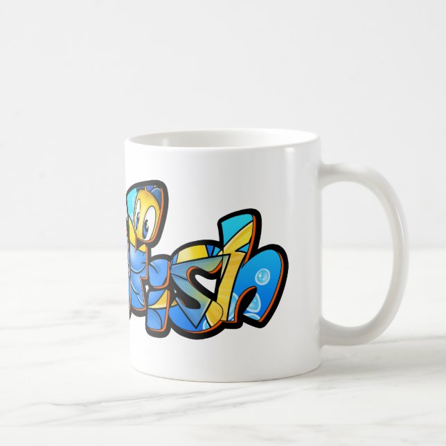 FriendFish mug cute cartoon fish  (Right)