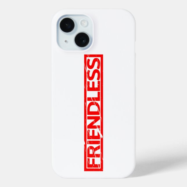 Friendless Stamp Case-Mate iPhone Case (Back)