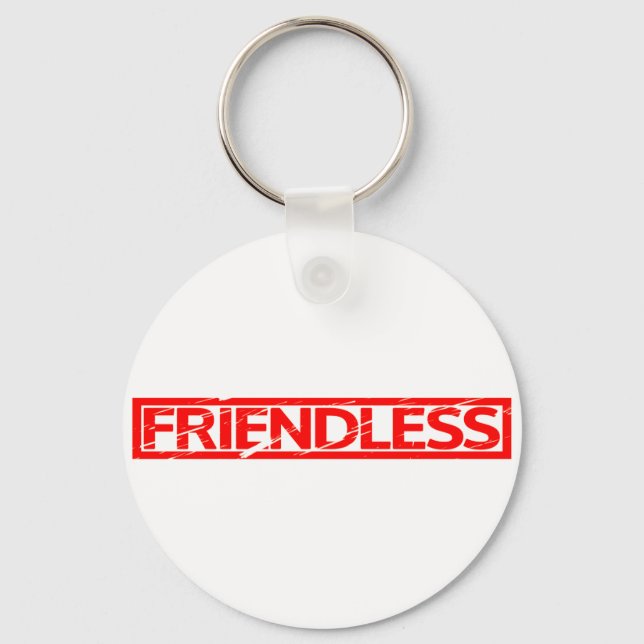 Friendless Stamp Keychain (Front)