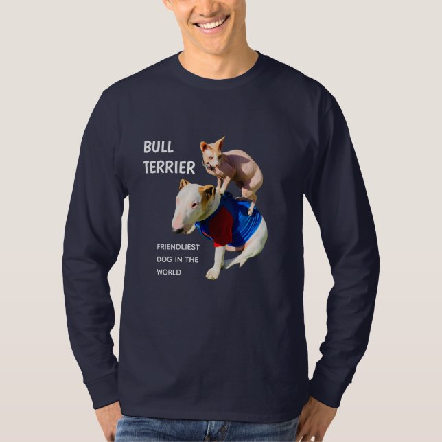 Friendliest Dog in the World Long Sleeve Tee (Front)