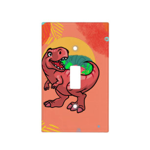 Friendliest Forest Dinosaur Light Switch Cover