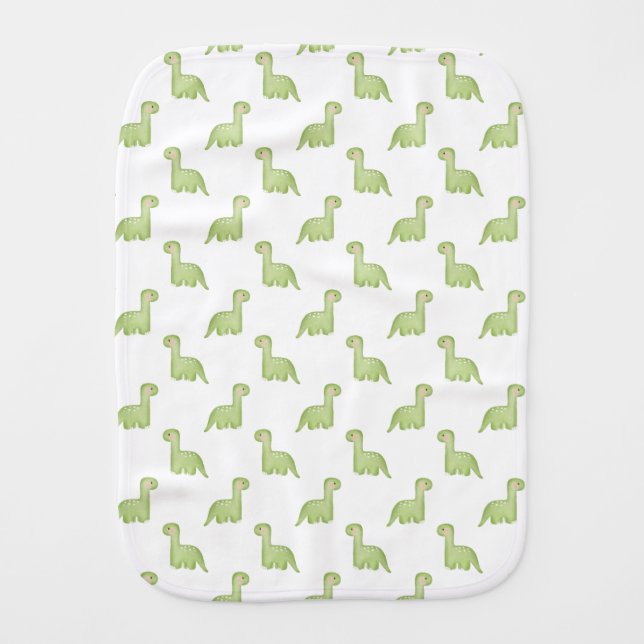Friendly Adventure Baby Burp Cloth (Front)