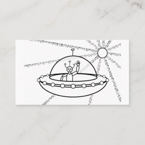 Friendly Alien Business Card