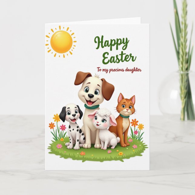 Friendly Animal Friends Card (Front)