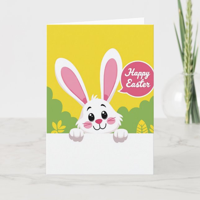 Friendly Animal Springtime Card (Front)
