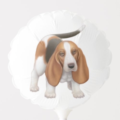 Friendly Basset Hound Dog Balloon