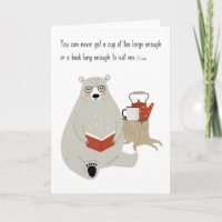 Friendly Bear - reading with CS Lewis quote