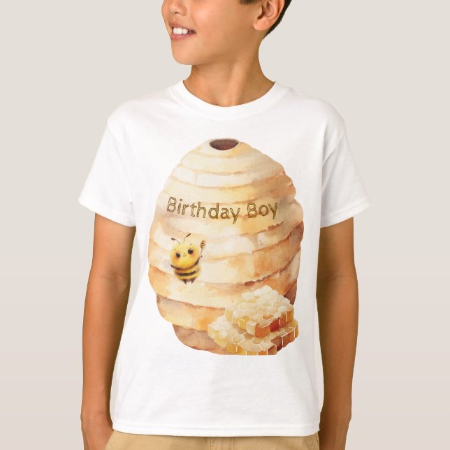 Friendly Bee Boys T-Shirt (Front)