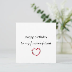 Friendly Birthday Card for Best Friend