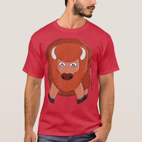Friendly Bison T_Shirt