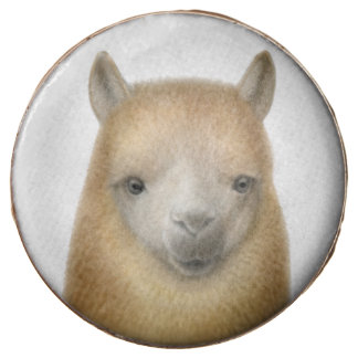 Friendly Brown Alpaca Dipped Oreo Cookies