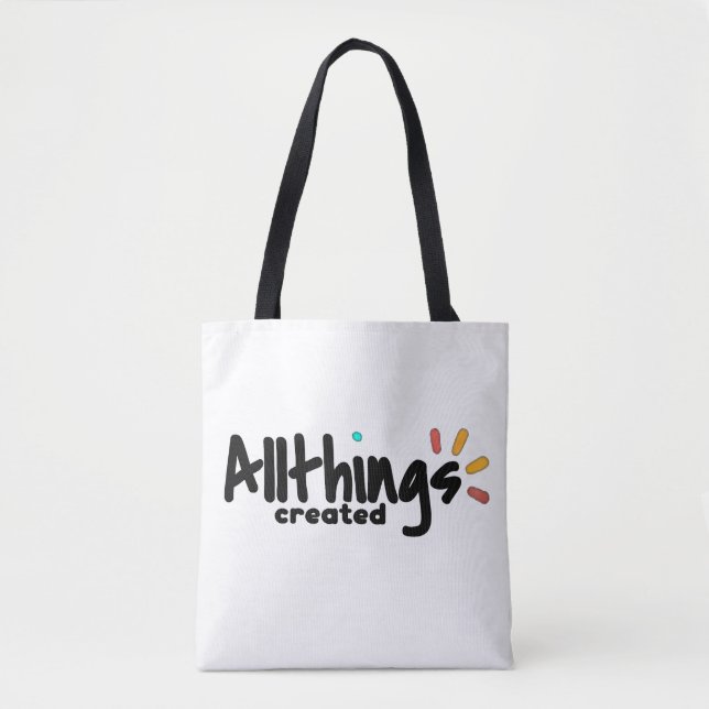 Friendly Bubble  Tote Bag (Front)