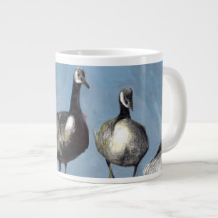 Friendly Canada Geese 2012 Large Coffee Mug
