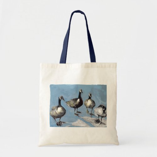 Friendly Canada Geese 2012 Tote Bag