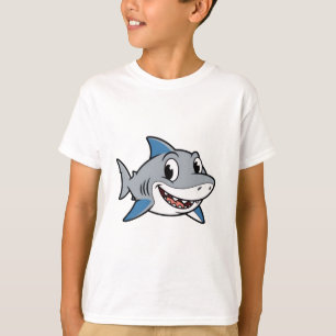 Friendly Cartoon Shark T-Shirt