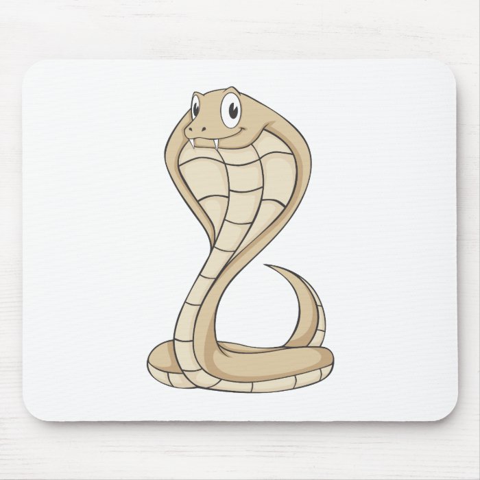 Friendly Cobra Mouse Pad