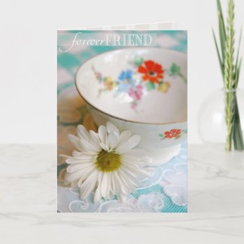 Friendly Daisy Blessings - "forever Friend" Card by JustBeeNMeBoutique at Zazzle