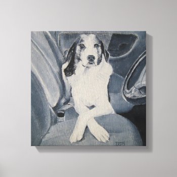 Friendly Dog Canvas Print by danieljm at Zazzle