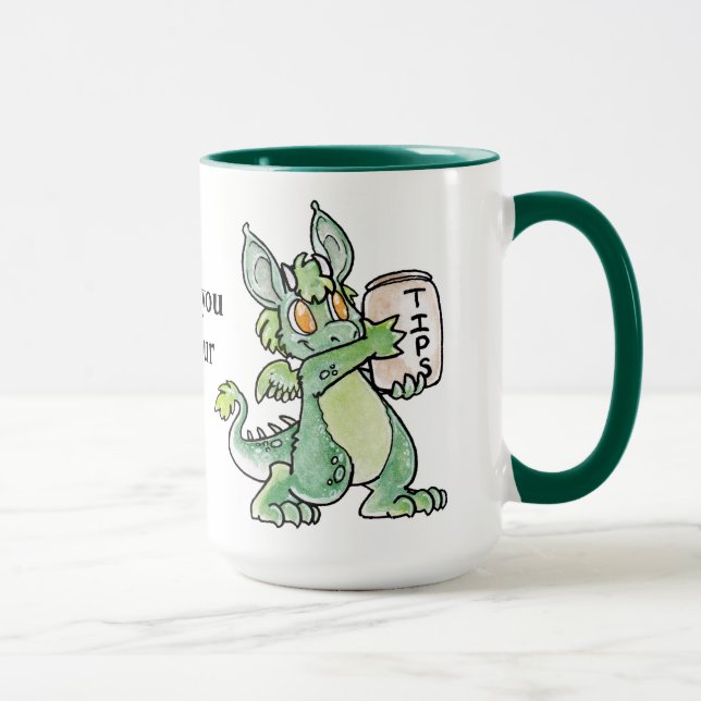 Friendly Dragon Tip Cup (Right)