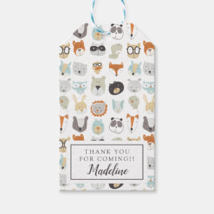 Friendly Faces   Cute Animal Portraits Gift Tags