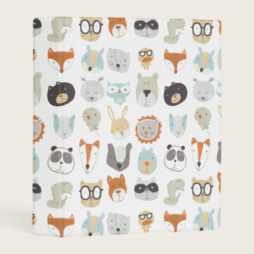 Friendly Faces | Cute Animal Portraits Mini Binder