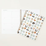 Friendly Faces | Cute Animal Portraits Planner<br><div class="desc">This watercolor print features cute animal faces | By June Erica Vess</div>