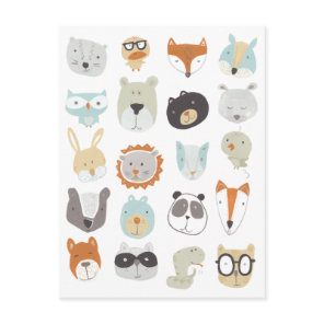 Friendly Faces | Cute Animal Portraits Postcard