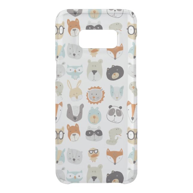 Friendly Faces | Cute Animal Portraits Uncommon Samsung Galaxy Case (Back)