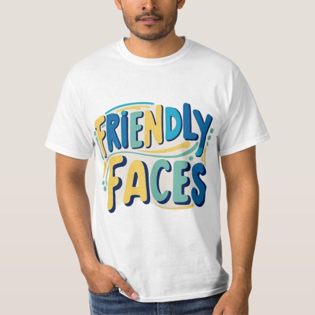 Friendly Faces T-Shirt (Front)