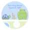 Friendly Frog and Turtle Custom Sticker