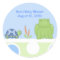 Friendly Frog and Turtle Custom Sticker