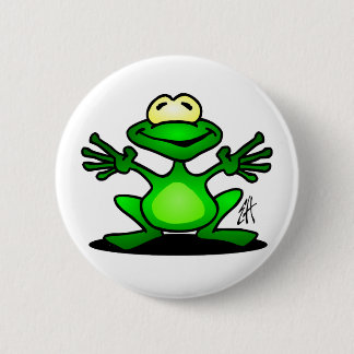 Friendly Frog Button