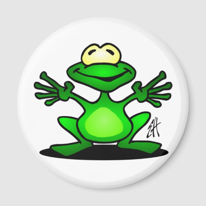 Friendly Frog Fridge Magnet