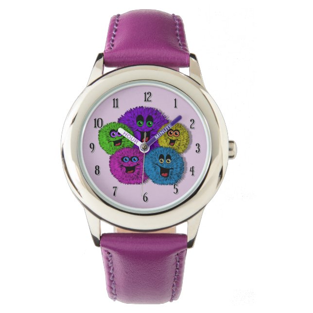 Friendly Fuzzles Cute Creatures Girls Wrist Watch (Front)